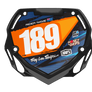 Box BMX Number Plate Graphics - Frekz Orange