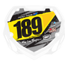 Box BMX Number Plate Graphics - Frekz Yellow