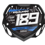 Box BMX Number Plate Graphics - Pattern Blue