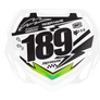 Box BMX Number Plate Graphics - Scribble Green
