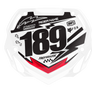 Box BMX Number Plate Graphics - Scribble Red