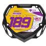 Box BMX Number Plate Graphics - Speedway Purple