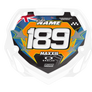 Box BMX Number Plate Graphics - States Orange