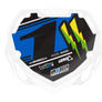 BMX Number Plate Graphics - Boltz Blue