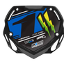 BMX Number Plate Graphics - Boltz Blue
