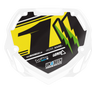 BMX Number Plate Graphics - Boltz Yellow