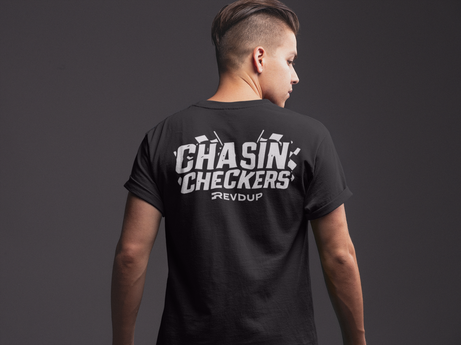 Boys Revd Up Chasin Checkers - Tee