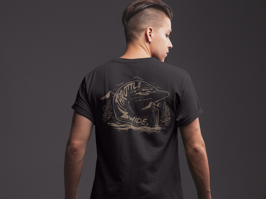 Men Revd Up Throttle Wide - Tee