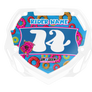 Box BMX Number Plate Graphics - Doeys Blue