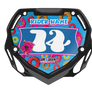 Box BMX Number Plate Graphics - Doeys Blue