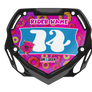 Box BMX Number Plate Graphics - Doeys Pink