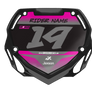 Box BMX Number Plate Graphics - Fast Pink