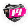 Box BMX Number Plate Graphics - Finish Pink