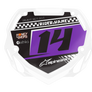 Box BMX Number Plate Graphics - Finish Purple