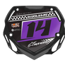 Box BMX Number Plate Graphics - Finish Purple