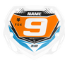 Box BMX Number Plate Graphics - Gcn Orange
