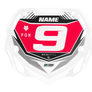 Box BMX Number Plate Graphics - Gcn Red