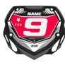 Box BMX Number Plate Graphics - Gcn Red