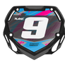 Box BMX Number Plate Graphics - Geo Pink