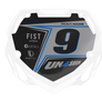 Box BMX Number Plate Graphics - Point Blue