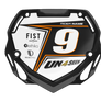 Box BMX Number Plate Graphics - Point Orange