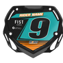 Box BMX Number Plate Graphics - Slam Aqua