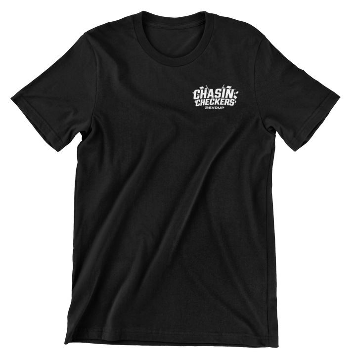 Girls Revd Up Chasin Checkers - Tee