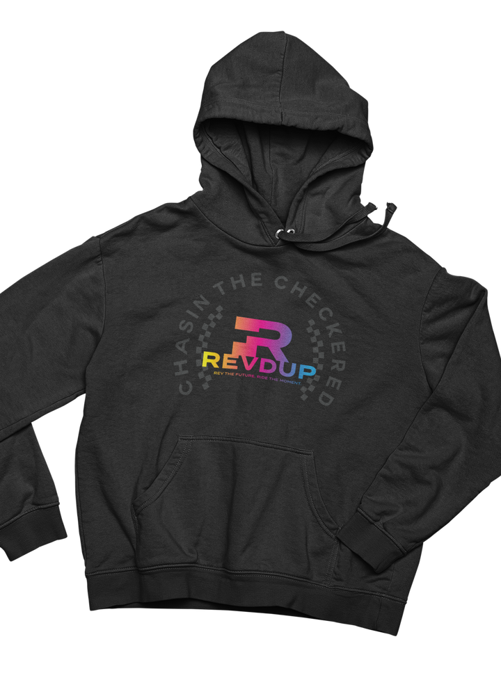 Girls Revd Up Chasin the Checkered - Hoodie